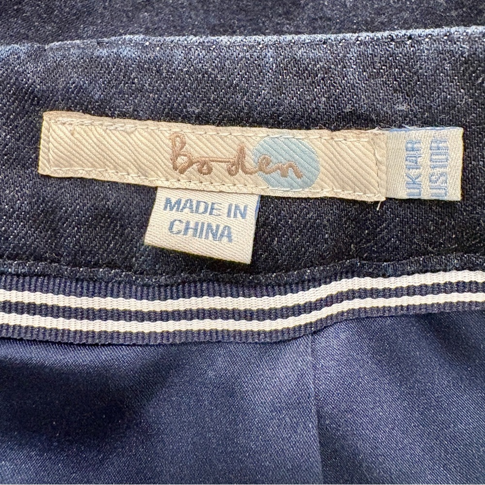 Boden Denim Pencil Skirt Size 10 - Picture 7 of 9